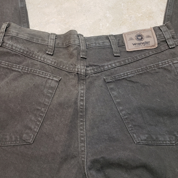 Wrangler Dark Green Straight Leg Jeans W34/L30 - Picture 5 of 7
